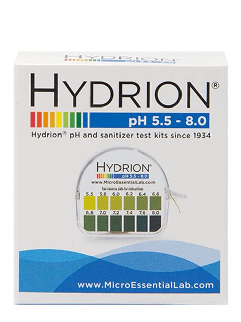 Hydrion Ph Paper Color Chart Huge Discount | www.oceanproperty.co.th