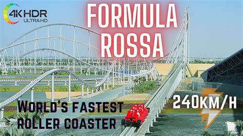 World's Fastest Roller Coaster | Formula Rossa Front Seat POV | Ferrari ...