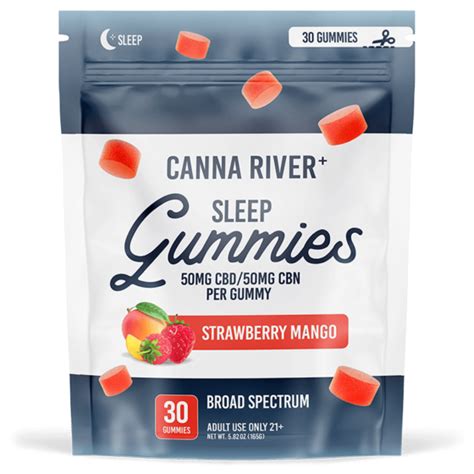 Broad Spectrum CBD Gummies with CBN for Sleep - Canna River