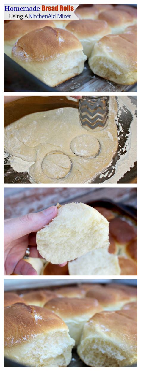 Homemade Bread Rolls Using a KitchenAid Mixer