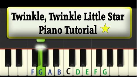 Easy Piano Tutorial: Twinkle Twinkle Little Star - YouTube