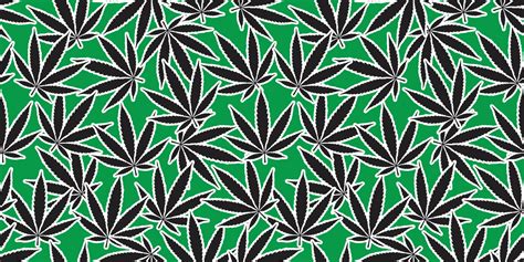 Weed Marijuana seamless pattern vector cannabis leaf isolated wallpaper ...