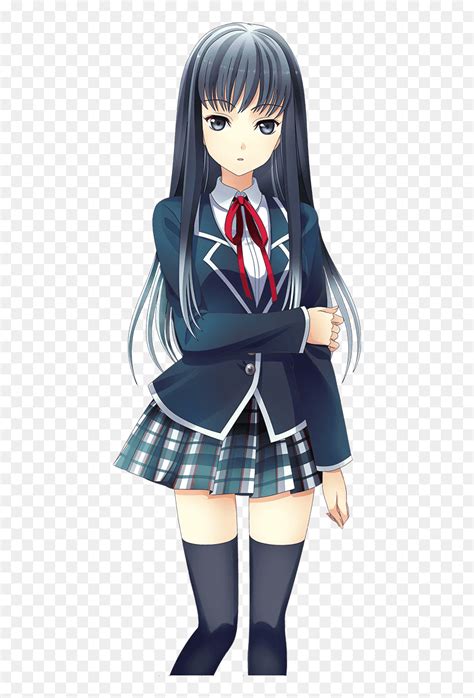 Thumb Image - Anime Girl School Uniform, HD Png Download - vhv