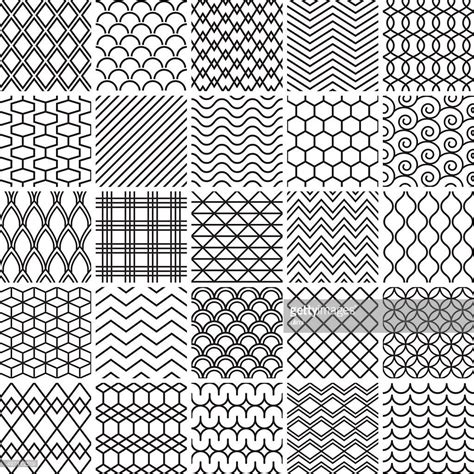 Seamless pattern : Vector Art | Line design pattern, Geometric patterns ...