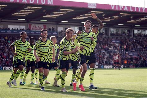 Kai Havertz off the mark for Arsenal in rampant 4-0 win at Bournemouth ...