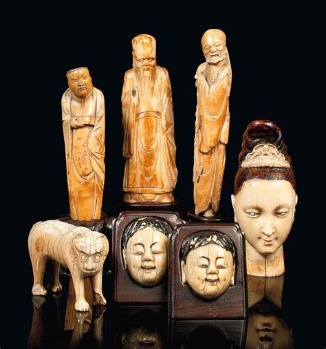 A SELECTION OF CHINESE IVORY CARVINGS , 17TH CENTURY AND LATER | Christie's