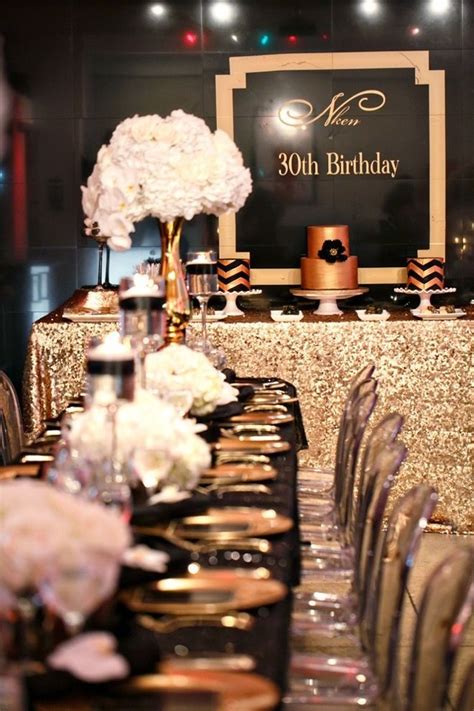 Black and Gold Party Inspiration | Gold party, Couture and Events