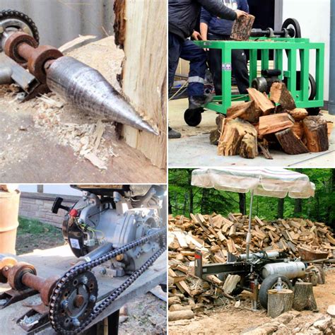 10 Homemade Log Splitter Plans (Build DIY Wood Splitter)