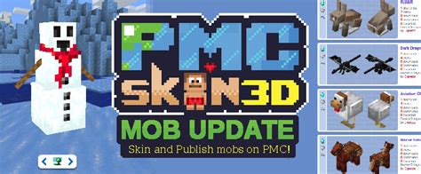 PMC Mob Skin Update | Skin and Publish mobs with PMCSkin3D!