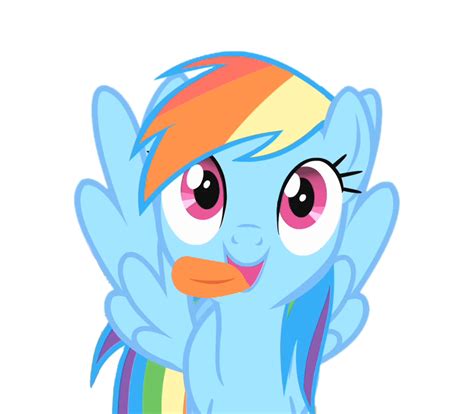 Rainbow Dash Cool Face