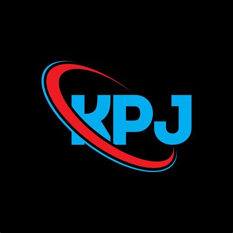 KPJ logo. KPJ letter. KPJ letter logo design. Initials KPJ logo linked ...