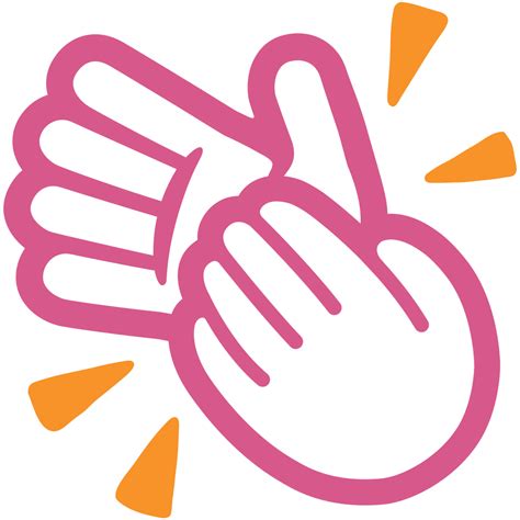 Clapping Hands Emoji Animated Clap Hand Emoji Transparent Cartoon ...