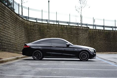 Black on Black C43 AMG : mercedes_benz