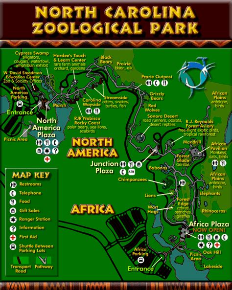 Zoo integrated unit | Zoo map, Visit north carolina, Zoo