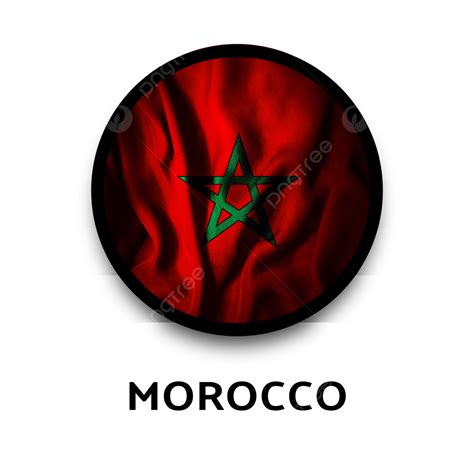 Morocco Flag Transparent Background, Morocco, Red, Flag PNG and Vector ...