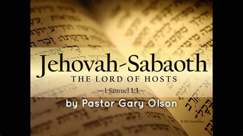 Jehovah Sabaoth - Faithlife Sermons