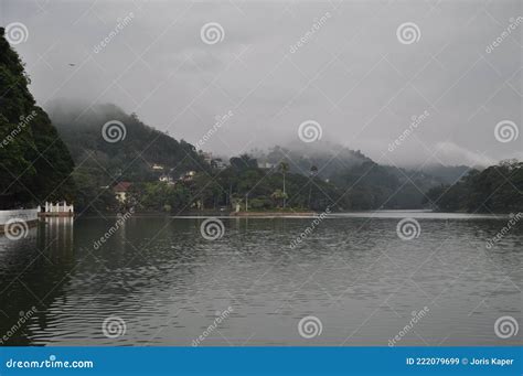 View on Kandy Lake in Sri Lanka Stock Image - Image of twilight ...