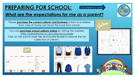 Uniform and Appearance – Roade Primary School