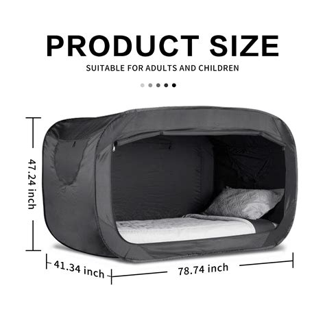 Pop Up Privacy Tent for Indoor Use Bed Canopy for Sleeping Bed Tent ...