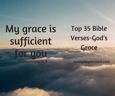 Top 35 Bible Verses-Gods Grace - Everyday Servant