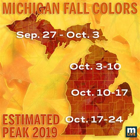 Michigan Fall Foliage Map - Best Map Cities Skylines