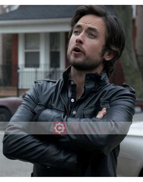 Justin Chatwin Leather Jacket | Steve Shameless Jacket