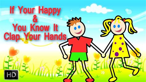 If You're Happy And You Know It Clap Your Hands - Nursery Rhymes for ...