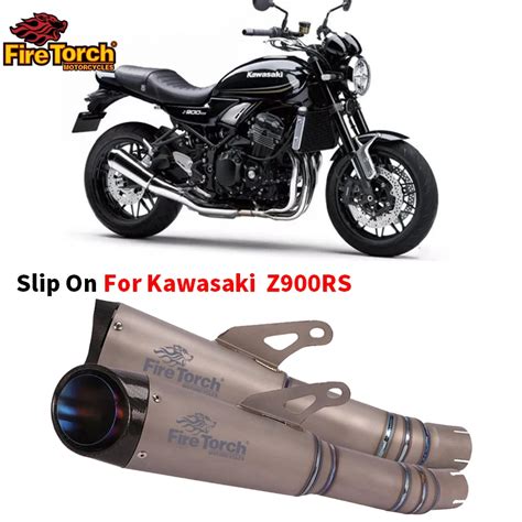 Slip on For Kawasaki Z900RS Z900 RS 2018 2019 2020 Motorcycle Titanium ...