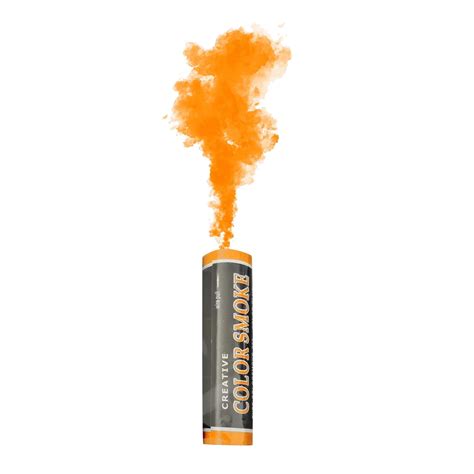 Creative Colour Smoke Bomb Grenade - Orange ⋆ PAINTBALLGUNS.CO.ZA