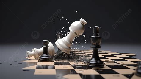 Tumbling Chess Knight In 3d Background, Chess King, Checkmate, Chess ...