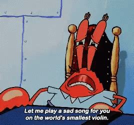 Mr Krabs Smallest Violin GIFs | Tenor