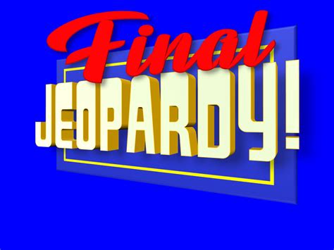 Final Jeopardy! Logo (1996-97) by Dadillstnator on DeviantArt