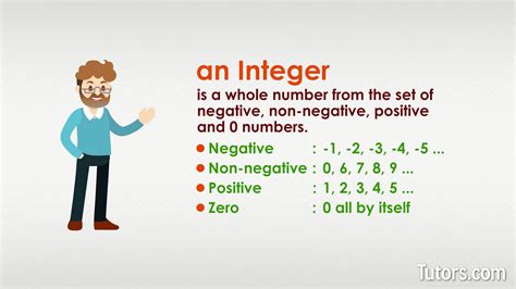 What is an Integer? - Definition & Examples (Video)