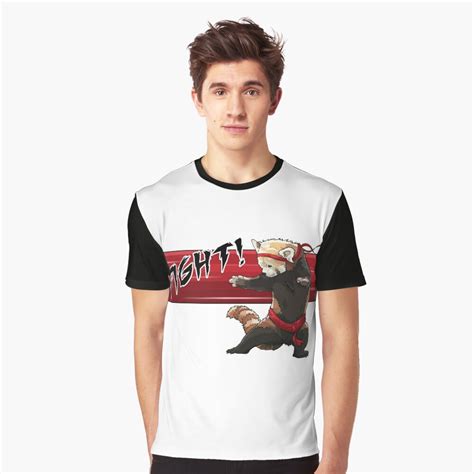 "Red Panda FIGHT" T-shirt by kalantix | Redbubble