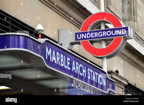 Marble Arch tube station, London, England, UK Stock Photo - Alamy