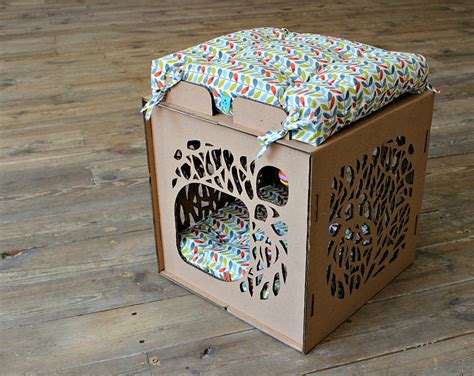 Cardboard cat house Luxury cat house pet bed house | Etsy