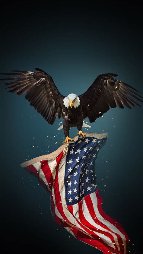 American Flag With Eagle Wallpapers - Wallpaper Cave