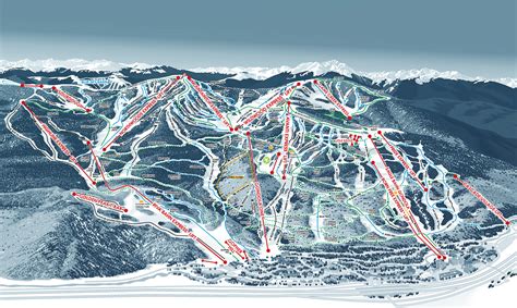 Vail Ski Area Map - Connie Celestina