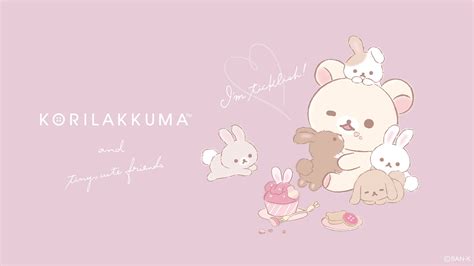 Download Kawaii Hd Korilakkuma With Bunnies Wallpaper | Wallpapers.com