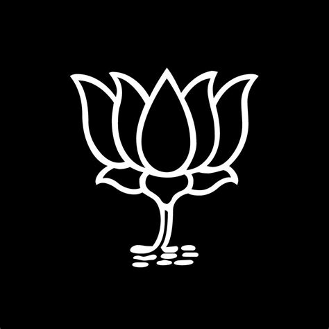 BJP White Logo Vector - (.Ai .PNG .SVG .EPS Free Download)