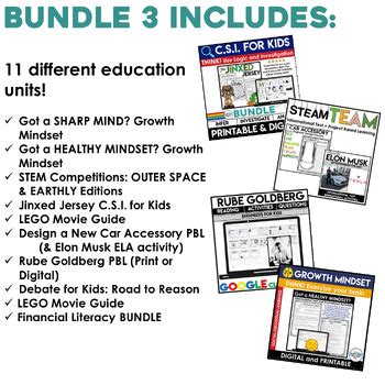 Gifted and Talented Enrichment Activities BUNDLE by GATER Educator