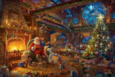 Santa's Workshop – Thomas Kinkade Studios