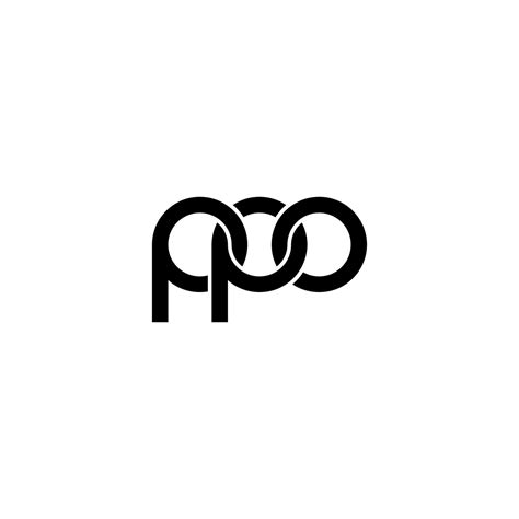 Letters PPO Logo Simple Modern Clean 16376559 Vector Art at Vecteezy