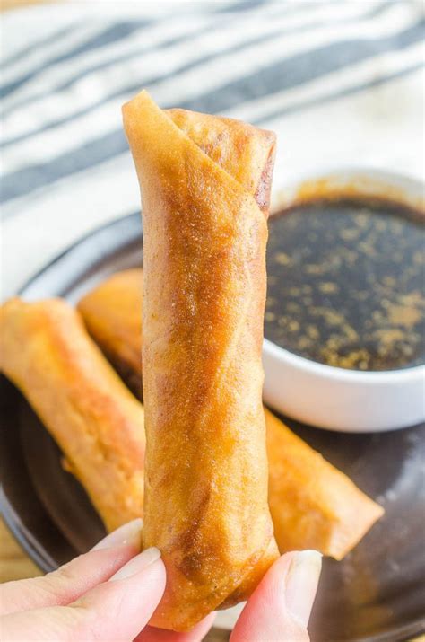 Filipino Lumpia Recipe with Lumpia Sauce - Life's Ambrosia