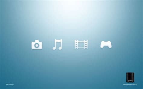 PS3 icons wallpaper by graftweb on DeviantArt