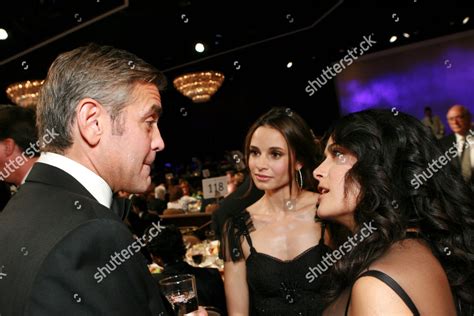 George Clooney Mia Maestro Salma Hayek Editorial Stock Photo - Stock ...