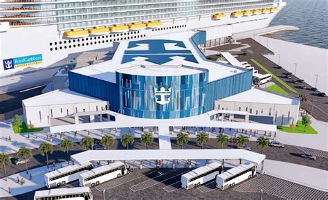 Out to Sea: Royal Caribbean cruise terminal at the Port of Galveston ...