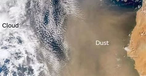 Weather maps reveal when Sahara dust cloud the size of the UK will ...