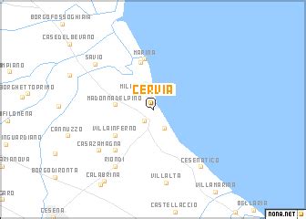 Cervia (Italy) map - nona.net