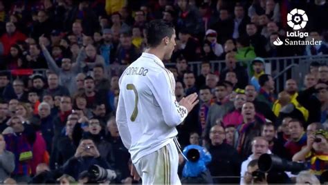 Cristiano Ronaldo silenced Camp Nou with legendary ‘calma’ celebration ...